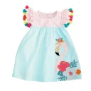 Vestido de menina com flamingo 5