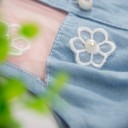 Vestido de menina com flores J1281 2