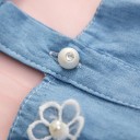 Vestido de menina com flores J1281 3