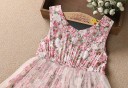 Vestido de menina com flores J1900 8