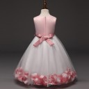 Vestido de menina com flores J2896 1