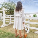 Vestido de menina com mangas longas N117 2