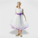 Vestido de menina com rosas J2897 1