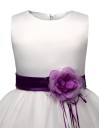 Vestido de menina com rosas J2897 6