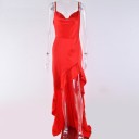 Vestido de mujer con abertura alta 6