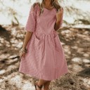 Vestido de mujer con bolsillos. 6
