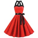 Vestido de mujer con lazo A2812 4