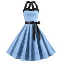Vestido de mujer con lazo A2812 3