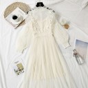 Vestido de mujer con rosas 10