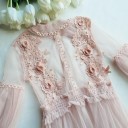 Vestido de mujer con rosas 5