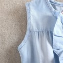 Vestido de niña con bata de flores J1283 4