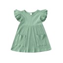 Vestido de niña con bolsillos 8