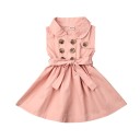 Vestido de niña con cinturón 10