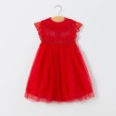Vestido de niña con falda de tul N102 2