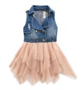 Vestido de niña con falda de tul N93 2