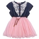 Vestido de niña con falda de tul N98 3