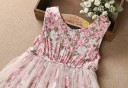 Vestido de niña con flores J1900 1