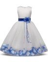 Vestido de niña con rosas J2897 5
