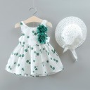 Vestido de niña con sombrero 23