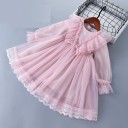 Vestido de niña con volantes N342 5
