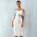 Vestido de noche con volantes 5