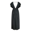 Vestido de noche largo con volantes 5