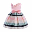 Vestido de noche para niña con flores J1287 4
