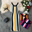 Vestido de punto colorido 4