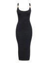 Vestido de punto con tirantes 4