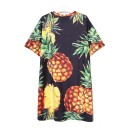 Vestido de T-shirt com Ananás 2