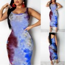 Vestido de tirantes colorido para mujer 2