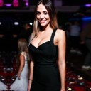 Vestido de vendaje hasta la rodilla 5