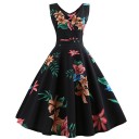 Vestido de verano con falda ancha. 8