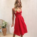 Vestido de verano con lazo 4