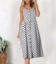 Vestido de verano de mujer con tirantes 10