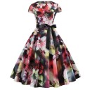 Vestido de verano estampado para mujer A741 12