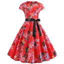 Vestido de verano estampado para mujer A741 14