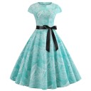 Vestido de verano estampado para mujer A741 10
