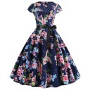 Vestido de verano estampado para mujer A741 15