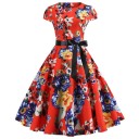 Vestido de verano estampado para mujer A741 16