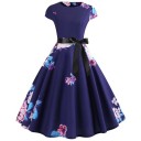 Vestido de verano estampado para mujer A741 8