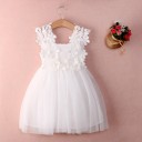 Vestido de verano para niña con flores J1892 9