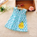 Vestido de verano para niña con lunares J618 4