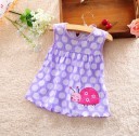 Vestido de verano para niña con lunares J618 8
