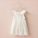 Vestido de Verão para Meninas Thin - branco 2