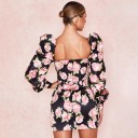 Vestido Elegante com Rosas 5