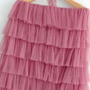 Vestido em camadas sem alças 3