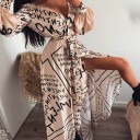 Vestido envolvente com estampado 3