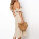 Vestido feminino com alças caídas 5