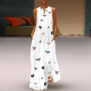 Vestido largo con mariposas 4